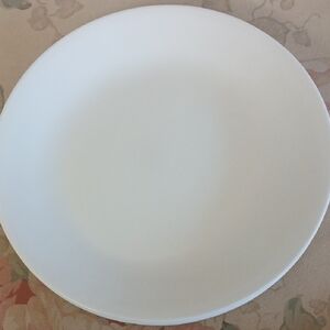 Elegant White Dinner Plate 8 Inches Round